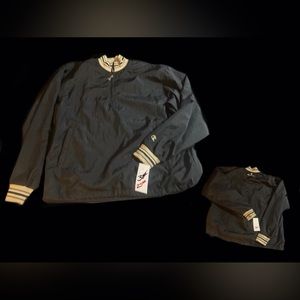 Black champions vintage jacket large